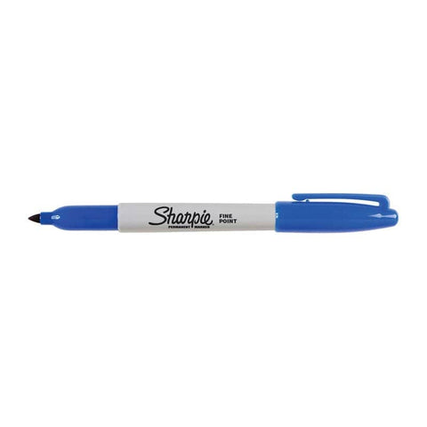 darrahopens Home & Garden > Home Office Accessories SHARPIE Permanent Marker Fine Point Blue Box of 12