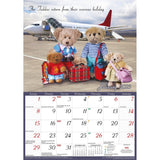 Darrahopens Home & Garden > Home Office Accessories The Return Of Teddy 2023 Rectangle Wall Calendar 16 Months Planner New Year Gift