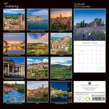 Darrahopens Home & Garden > Home Office Accessories Tuscany - 2024 Square Wall Calendar 16 Months Premium Planner Xmas New Year Gift