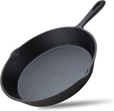 Darrahopens Home & Garden > Kitchenware 10inch 26cm Cast Iron Skillet Cookware Chef Quality Pre-Seasoned Pan Pans