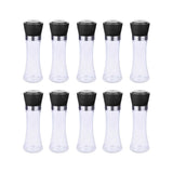 Darrahopens Home & Garden > Kitchenware 10x 180ml Glass Salt or Pepper Grinder 18cm - Adjustable Ceramic Core Tall Mill