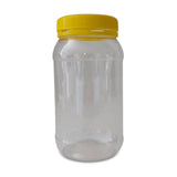 Darrahopens Home & Garden > Kitchenware 10x 1Kg Plastic Honey Jars + Lids - Round Clear Food Grade Packaging Containers