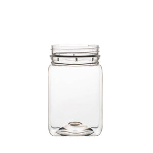 Darrahopens Home & Garden > Kitchenware 10x 250g Plastic Honey Jars + Lids - Square Clear Food Grade Packaging Containers