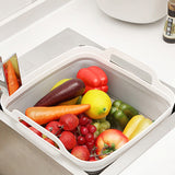 Darrahopens Home & Garden > Kitchenware 3x Collapsible Strainer Foldable Fruit Veggies Wash Colander Storage Basket