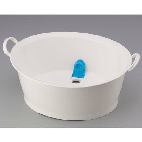 Darrahopens Home & Garden > Kitchenware [6-PACK] INOMATA Japan Wash Bucket White 12L