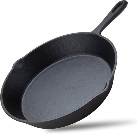 Darrahopens Home & Garden > Kitchenware 8inch 21cm Cast Iron Skillet Cookware Chef Quality Pre-Seasoned Pan Pans