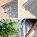 Darrahopens Home & Garden > Kitchenware Aluminum Foil Sticker Self Adhesive Oil-proof Waterproof Kitchen Cabinet Wall(40*300cm)