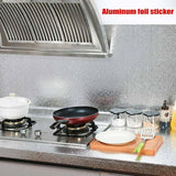 Darrahopens Home & Garden > Kitchenware Aluminum Foil Sticker Self Adhesive Oil-proof Waterproof Kitchen Cabinet Wall(40*500cm)