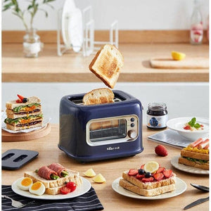 Darrahopens Home & Garden > Kitchenware BEAR Double Slots Bread Toaster With Glass Window DSL-C02X1