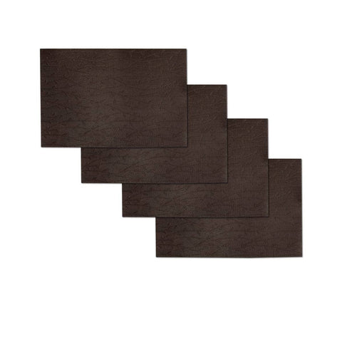 Darrahopens Home & Garden > Kitchenware Choice Set of 4 PVC Table Placemats Spring Buds Chocolate