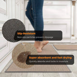 Darrahopens Home & Garden > Kitchenware GOMINIMO Washable Non Slip Absorbent Kitchen Floor Mat (44X120cm, Oats)