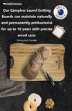 Darrahopens Home & Garden > Kitchenware Hello Kitchen Premium Natural Camphor Laurel Cutting Chopping Board (Plain)