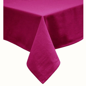 Darrahopens Home & Garden > Kitchenware Hoydu Cotton Blend Table Cloth 150cm x 225cm  - FUSCHIA