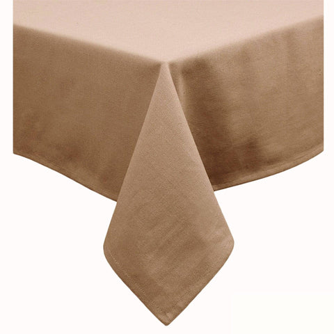 Darrahopens Home & Garden > Kitchenware Hoydu Cotton Blend Table Cloth 150cm x 225cm  - SAND