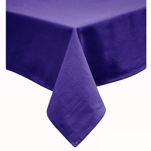 Darrahopens Home & Garden > Kitchenware Hoydu Cotton Blend Table Cloth 150cm x 225cm  - ULTRA VIOLET