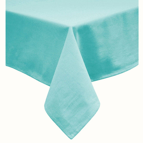 Darrahopens Home & Garden > Kitchenware Hoydu Cotton Blend Table Cloth 160cm x 260cm  - LIGHT TURQUOISE