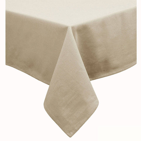 Darrahopens Home & Garden > Kitchenware Hoydu Cotton Blend Table Cloth 170cm x 420cm  - PEBBLE