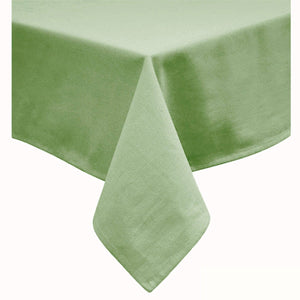 Darrahopens Home & Garden > Kitchenware Hoydu Cotton Blend Table Cloth 180cm Round - REED GREEN