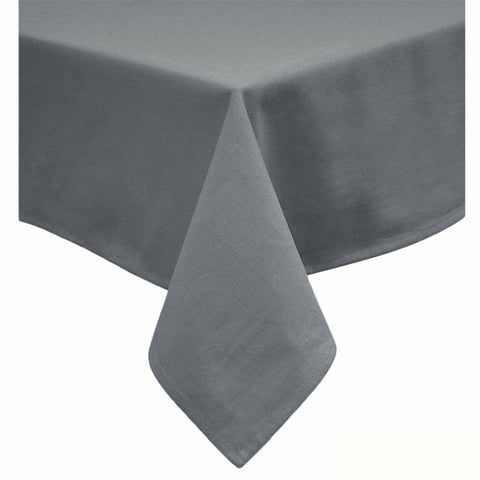 Darrahopens Home & Garden > Kitchenware Hoydu Cotton Blend Table Cloth 180cm Round - SLATE GREY