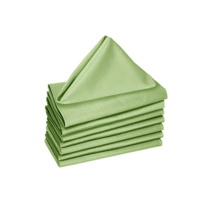 Darrahopens Home & Garden > Kitchenware Hoydu Set of 8 Cotton Napkins Apple Green