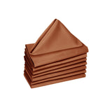 Darrahopens Home & Garden > Kitchenware Hoydu Set of 8 Cotton Napkins Copper