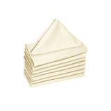 Darrahopens Home & Garden > Kitchenware Hoydu Set of 8 Cotton Napkins Ivory