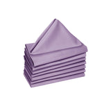 Darrahopens Home & Garden > Kitchenware Hoydu Set of 8 Cotton Napkins Lavender Mist