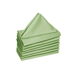 Darrahopens Home & Garden > Kitchenware Hoydu Set of 8 Cotton Napkins Reed Green