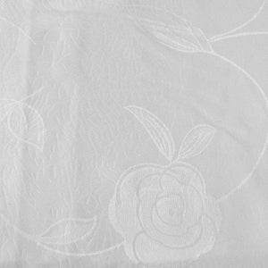 Darrahopens Home & Garden > Kitchenware Jacquard Tablecloth Rosa White 135 x 180 cm