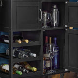 Darrahopens Home & Garden > Kitchenware Kitchen Trolley Bottle Rack Drawer Cabinet