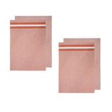 Darrahopens Home & Garden > Kitchenware Ladelle Culinary Terracotta Cotton Set of 4 Jumbo Kitchen Towels 60 x 80 cm