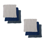 Darrahopens Home & Garden > Kitchenware Ladelle Set of 6 Eco Knitted Cotton Dishcloth 27 x 27cm Navy