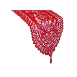 Darrahopens Home & Garden > Kitchenware Logan Red Lace Table Runner with Tassle 33 x 137 cm