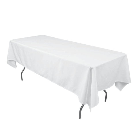 Darrahopens Home & Garden > Kitchenware Party Central 72PCE Table Cloth PVC White Waterproof Reusable 137 x 183cm