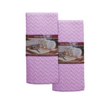 Darrahopens Home & Garden > Kitchenware Set of 2 Microfibre Chevron Dish Drying Mats Lilac