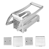 Darrahopens Home & Garden > Kitchenware Stainless Potato Chipper French Fries Slicer Chip Cutter Maker Chopper 2 Blades