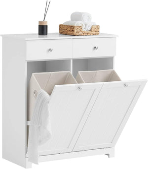 Darrahopens Home & Garden > Laundry & Cleaning 2-Drawer-2-Door-Laundry-Cabinet