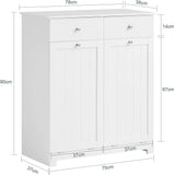 Darrahopens Home & Garden > Laundry & Cleaning 2-Drawer-2-Door-Laundry-Cabinet