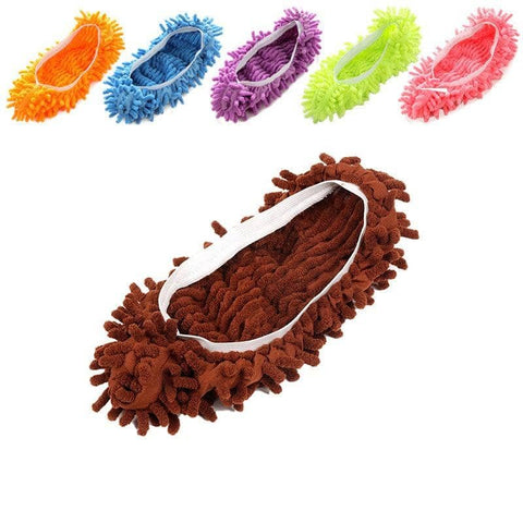 Darrahopens Home & Garden > Laundry & Cleaning 2 Pair Lazy Mop Slipper Floor Polishing Cleaning Sock Shoe Mopping Slipper Cover