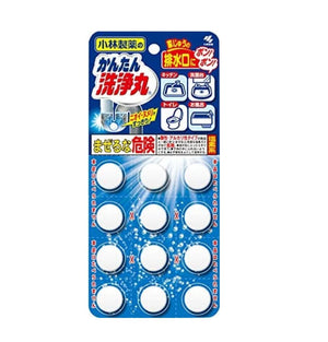 Darrahopens Home & Garden > Laundry & Cleaning [6-PACK] KOBAYASHI Japan Drain Cleaning Tablet 12 tablets, Scent Free