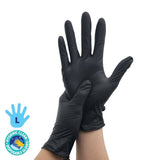 Darrahopens Home & Garden > Laundry & Cleaning Xtra Kleen 1000PCE Disposable Nitrile Gloves Black Latex Powder Free Size L