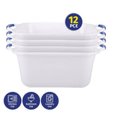 Darrahopens Home & Garden > Laundry & Cleaning Xtra Kleen 12PCE 12L Laundry Wash Basin Easy Grip Durable Handles 17 x 42cm