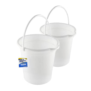 Darrahopens Home & Garden > Laundry & Cleaning Xtra Kleen 12PCE 9L Buckets Easy Pour Spout Strong Multipurpose 23.5 x 38cm