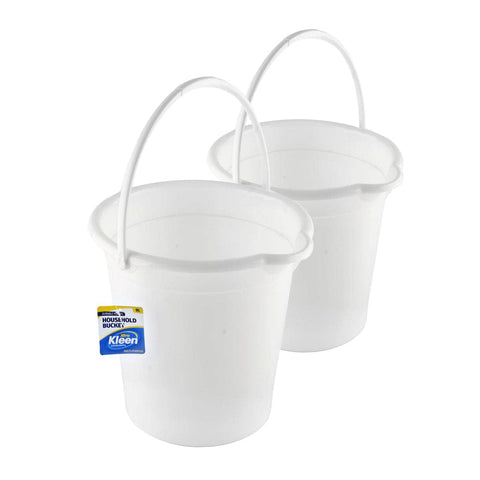 Darrahopens Home & Garden > Laundry & Cleaning Xtra Kleen 12PCE 9L Buckets Easy Pour Spout Strong Multipurpose 23.5 x 38cm