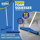 Darrahopens Home & Garden > Laundry & Cleaning Xtra Kleen 12PCE Foam Floor & Window Squeegee Non Scratch 45.5 x 115cm