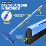 Darrahopens Home & Garden > Laundry & Cleaning Xtra Kleen 12PCE Foam Floor & Window Squeegee Non Scratch 45.5 x 115cm