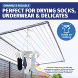 Darrahopens Home & Garden > Laundry & Cleaning Xtra Kleen 12PCE Hanging Clothes Airer Rotating Portable Pegs Attached