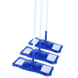 Darrahopens Home & Garden > Laundry & Cleaning Xtra Kleen 12PCE Microfibre Swivel Mop Adjustable Poll Length 76 x 127cm