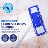 Darrahopens Home & Garden > Laundry & Cleaning Xtra Kleen 12PCE Microfibre Swivel Mop Adjustable Poll Length 76 x 127cm