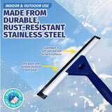 Darrahopens Home & Garden > Laundry & Cleaning Xtra Kleen 12PCE Window Squeegee Telescopic Handle Streak Free 72 - 107cm